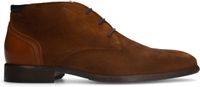 Van Lier Cognac Berlin suède veterboots - Maat 40