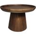 Boox Table d'appoint Boox Drum - Bois de manguier - Marron mat - 60 x 60 x 40 cm