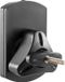 Cabletech - Support mural pour haut-parleur - Noir - Capacité de charge maximale 10 kg - 360°