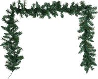 Koopman Guirlande groen karton slinger 270cm decoratie feest