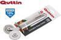 Quttin Double Deeg Cutter SS Silver