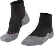 FALKE TK5 Short anti-blaar dun wol functioneel materiaal wandelsokken heren zwart - maat 46-48