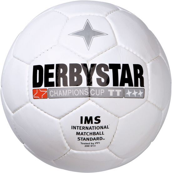 Derbystar Voetbal Volwassenen - wit/zwart