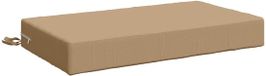 vidaXL - Zitkussen - SOEST - 100% Polyester - Zand - 70 x 40 x 10 cm