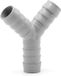 PRE-WASHING Drain hose connector Y-piece, 19x19x19mm, ABS plastic