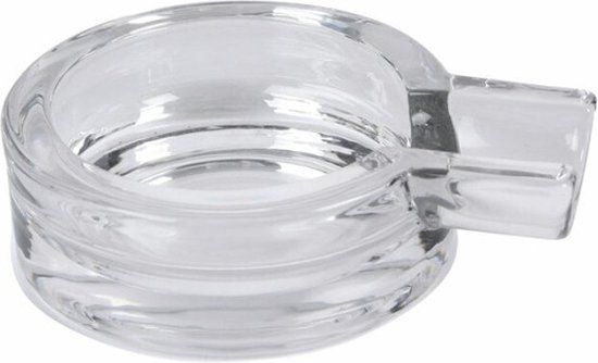 Bookwill Cigars Ashtray - Glass - 14.5 cm - Cigarette Holder