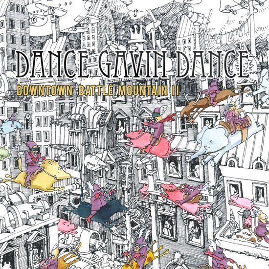 Downtown Dance Gavin Dance - Downtown Battle Mountain II (LP) (Anniversary Edition) (Blue Vinyl)