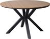 AVH-Collectie Quincy dining tuintafel aluminium 120x75 cm rond teak blad