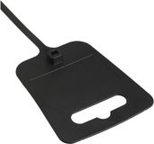 InLine 59967J kabelbinder met markeringsveld en europerforatie (100-pack) zwart