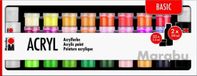 Marabu Acryl Basic Acrylverf 34 stuk(s)