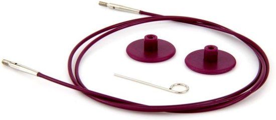 KnitPro Kabel 100cm zwart