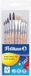 Pelikan 700405 - Artiestenpenselen - wit, bruin, hout, zilver