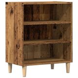 VidaXL Dressoir 57x35x75 cm Bewerkt Hout Oud Houtkleurig