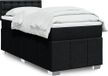 Maison Exclusive - Sommier à lattes de lit avec matelas noir 100x200 cm tissu