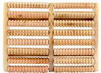Merkloos / Sans marque Bol Houten Voetmassager - Vermindert Spanning - 27 x 20,5 x 4 cm