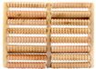 Merkloos / Sans marque Bol Houten Voetmassager - Vermindert Spanning - 27 x 20,5 x 4 cm