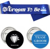 Groom to Be Set - 14-delig - Blauw Zwart - Vrijgezellenfeest