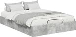 vidaXL Bedframe Ottoman Beton Grijs 140 x 200 cm Hout