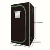 Merkloos / Sans marque Hong Kong Baijing Technology Limited 100x100x200cm Kweektent