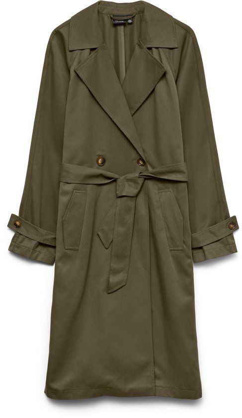 Vero Moda VMLOU LONG TRENCHCOAT ENT Trenchcoat Dames M Kalamata