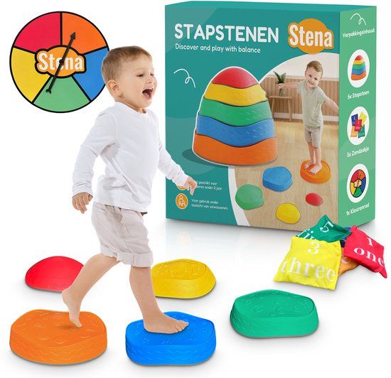 Stena Stapstenen + Zandzakjes + Kleurenrad