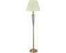 Merkloos Relaxdays Staande lamp vintage - vloerlamp messing - staanlamp met lampenkap - leeslamp