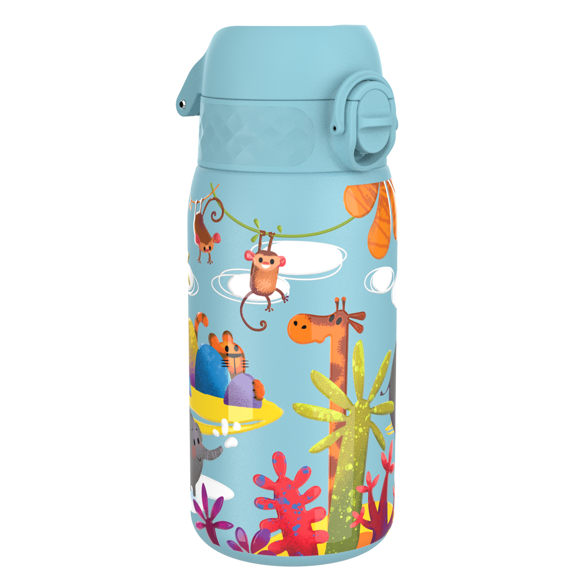 ion8 Kinderwaterfles roestvrij staal 400 ml blauw