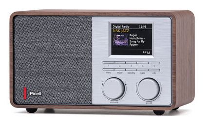 Pinell Supersound 201W Walnut - DAB+/Internet Radio - Bluetooth 5.0 - Walnut Wood