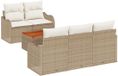 vidaXL Tuinbank Beige en Crème
