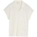 Tom Tailor Dames T-shirt met polo hals en vleermuismouwen