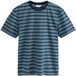 Next - Heren - N. Premium T-shirt van Supima-katoen met horizontale strepen - Blauw