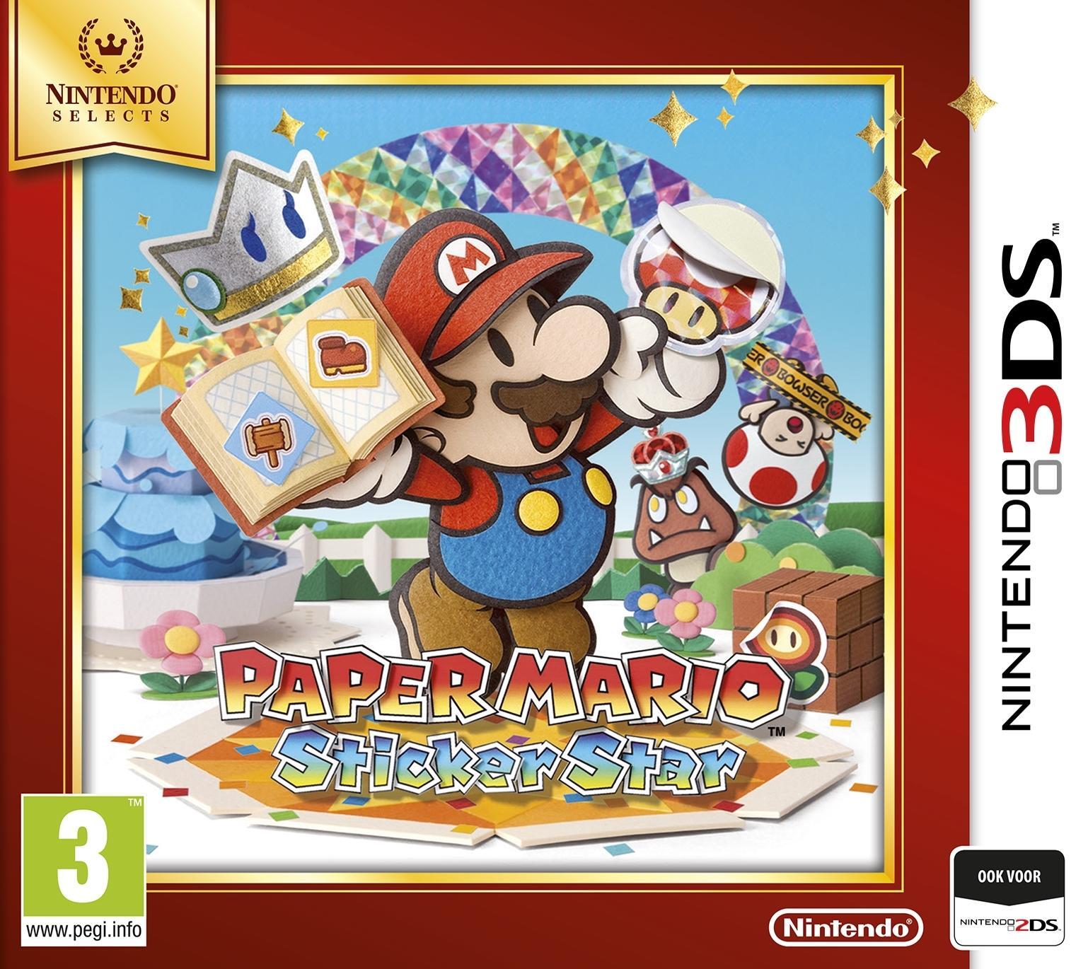 Nintendo Paper Mario Sticker Star Selects) Nintendo 3DS