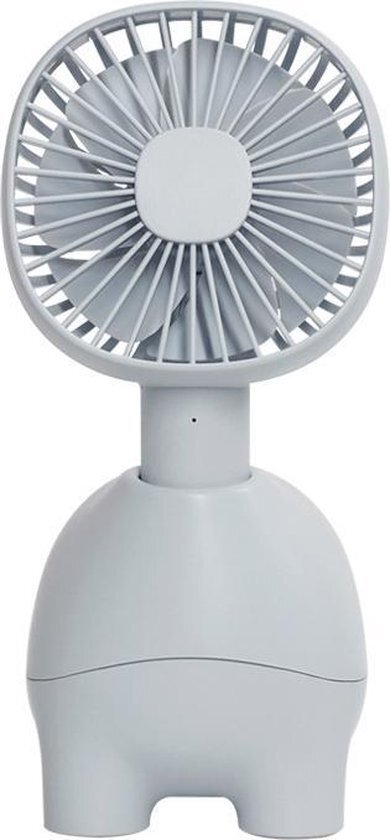 MUID Pet Fan - Mobiele Ventilator - Vaste- en Handventilator - 3 Standen - Blauwgrijs