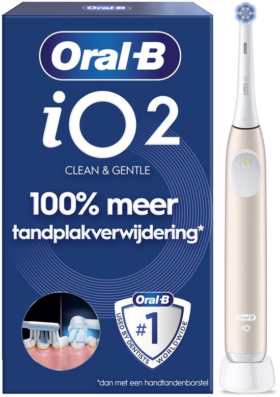 Oral-B iO2 Elektrische Tandenborstel - Calm Pink - 1 stuk