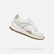 GEOX DESYA DAMES Sneakers - WIT/LICHTGOUD - Maat 39