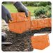 Vounot Bordure de jardin imitation pierre 26,7 m terre cuite