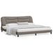 Maison Exclusive - Hvar Cadre de lit Taupe 200x200 cm