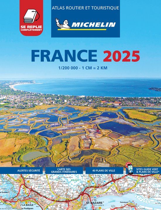 France Michelin France 2025 - Tourist & Motoring Atlas Multi-flex