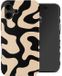 Selencia Hoesje - Geschikt voor Apple iPhone 16 - Backcover - Art Wave Black