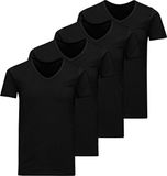 Jack&Jones T-shirt JACBASIC V-NECK TEE 2PK Zwart L