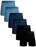 Muchachomalo Heren Boxershorts – 6 Pack – Microfiber – Sneldrogend – Heren Ondergoed – Sport Ondergoed – Onderbroeken Heren