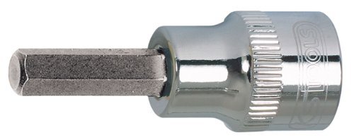 KSTools 918.1707 1/2" CHROMEplus Bit-dopsleutel binnenzeskant, kort, 1/2"