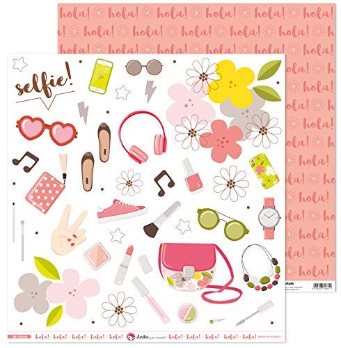 Anita y Su Mundo Anita en Zijn Wereld Scrapbooking Papier 30.5 x 30.5 cm