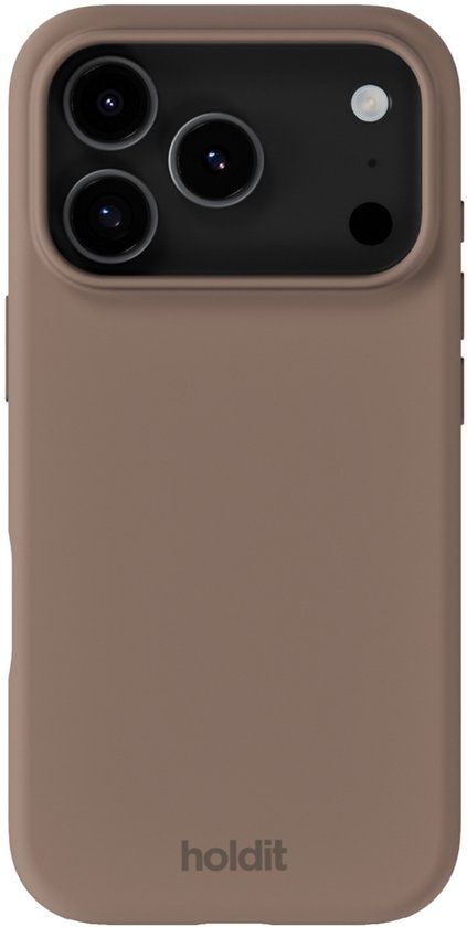 Holdit Silicone Case geschikt voor Apple iPhone 17 Pro Max - Mocha Brown