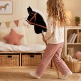 Sweety Toys 3723 Steekpaard incl. geluidsfunctie zonder wielen en zonder handgrepen - geschikt voor hobby horsing toernooien