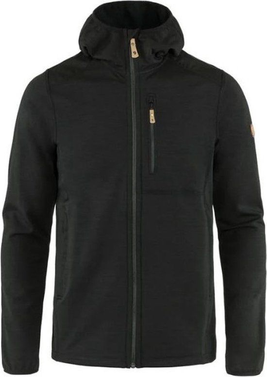 Fjällräven Keb Fleece Hoodie Heren - Zwart - Maat XXL