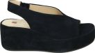 Högl Hogl - 102522 MIMI - Blauwe Nubuck Sandalen met hak - Maat 38