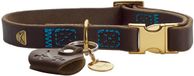 Hunter Hondenhalsband Sansibar Donkerbruin Maat L