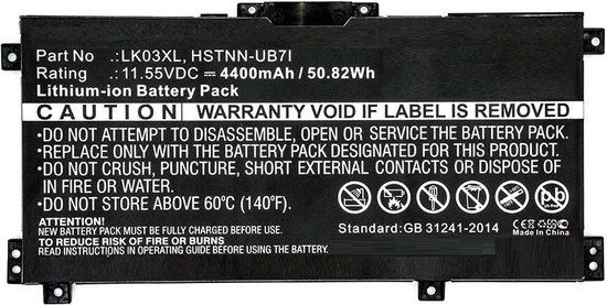 MicroBattery CoreParts MBXHP-BA0140 laptop reserve-onderdeel Batterij/Accu