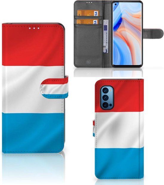 Flip Cover OPPO Reno 4 Pro 5G - Luxemburgse vlag - Book Case